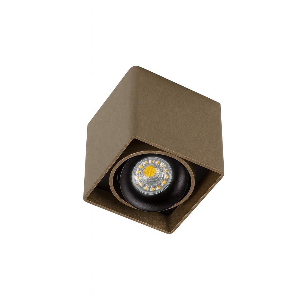 KS Verlichting Bjorn 1 Opbouwspot Brons