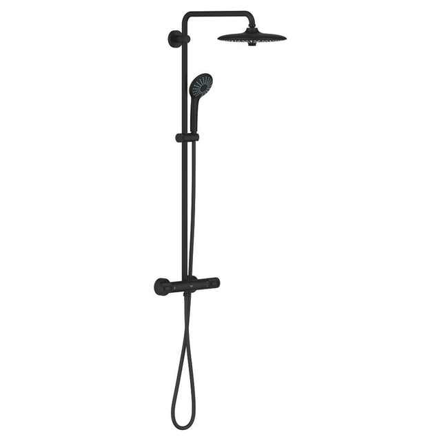Grohe Euphoria systeem 260 douchesyst. thermostaatkr ph.black 27615kf2