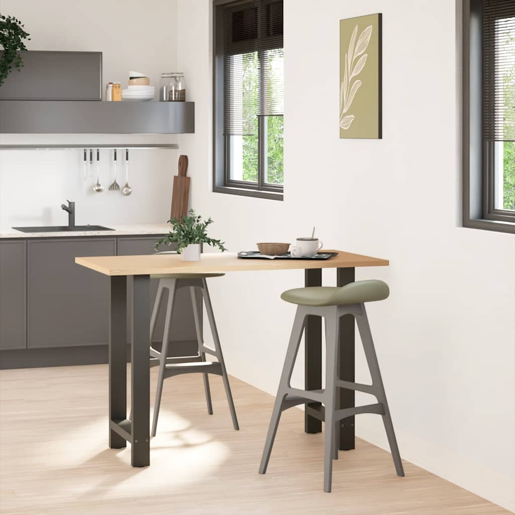 vidaXL Bartafelpoten 2 st 40x(90-91) cm staal antraciet