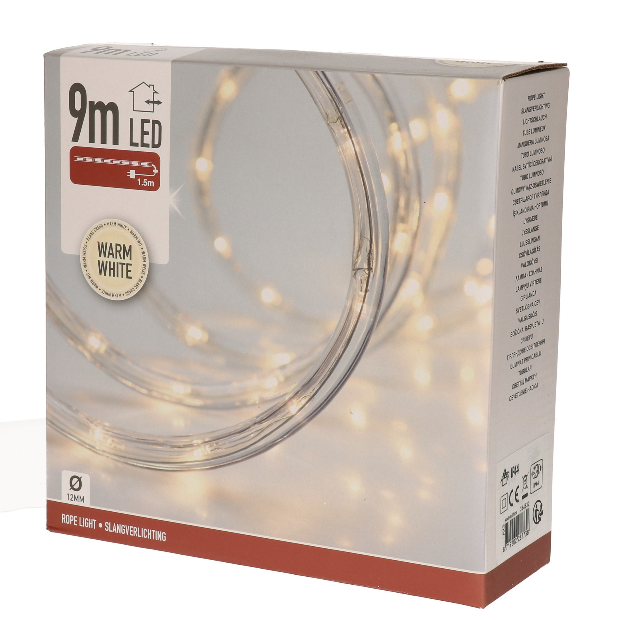 Merkloos LED slangverlichting - 9 meter - warm wit licht - voor buiten - kerstverlichting -