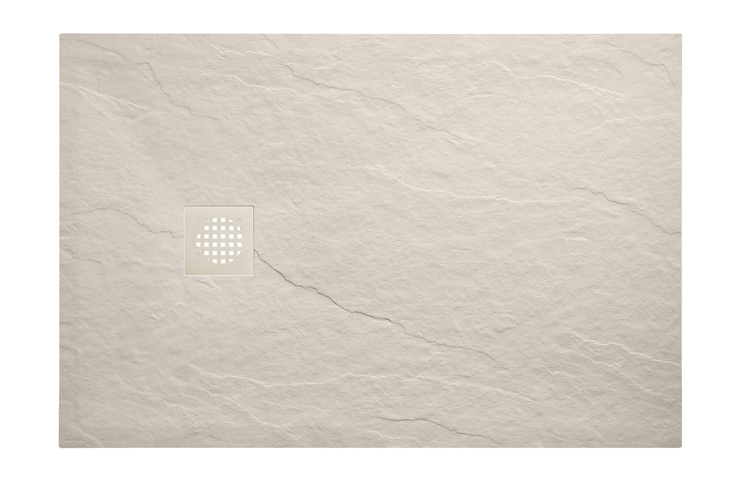 <QuerySet [<AttributeOption: Wiesbaden>]> Douchebak Stonea antislip Composiet beige inkortbaar 80 x 90 x 3 cm