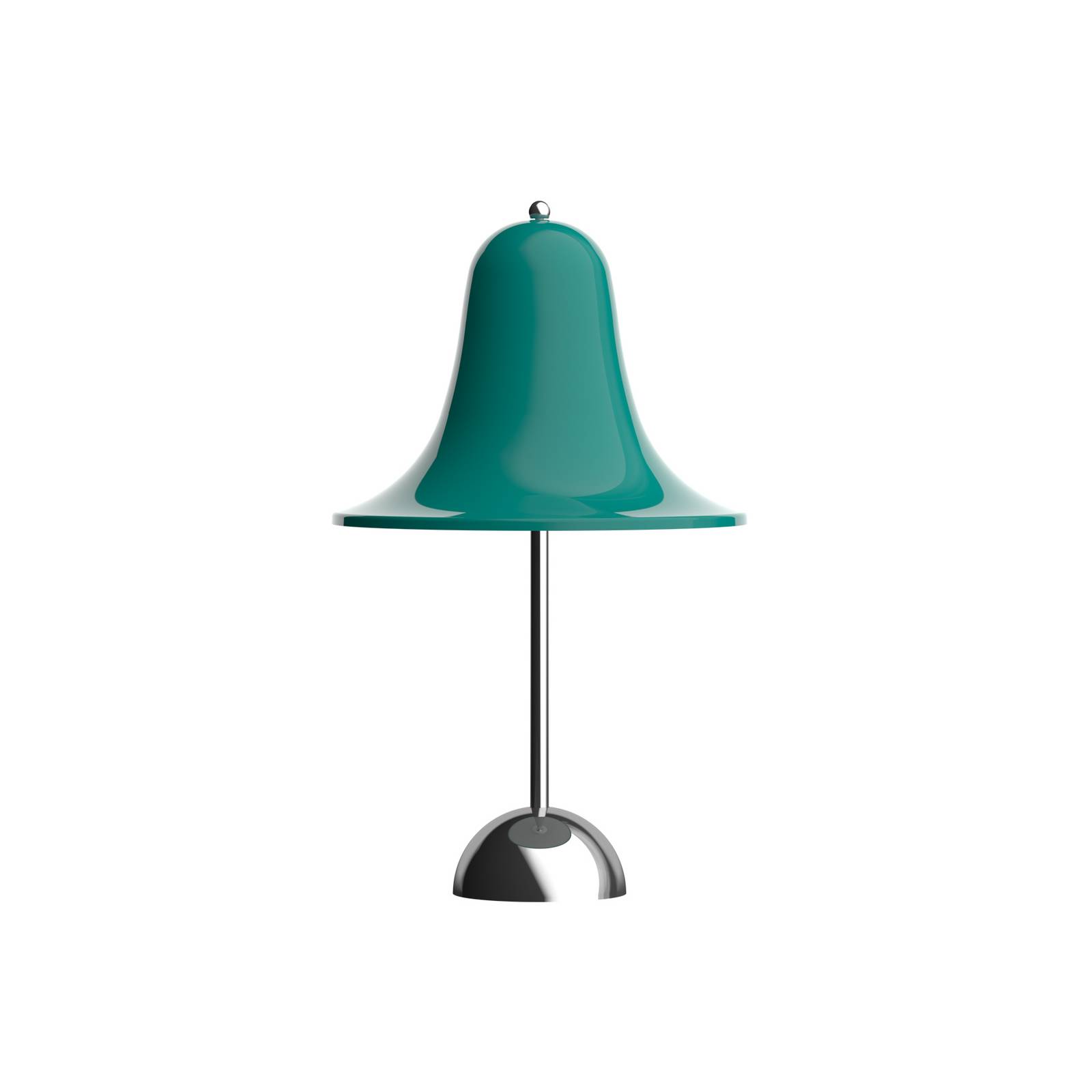 Verpan LED tafellamp Pantop, donker blauwgroen, IP44