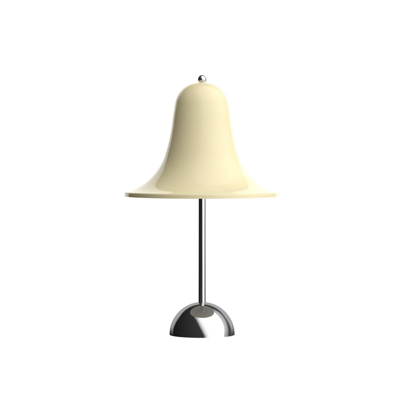 Verpan LED tafellamp Pantop, crèmewit, hoogte 30 cm