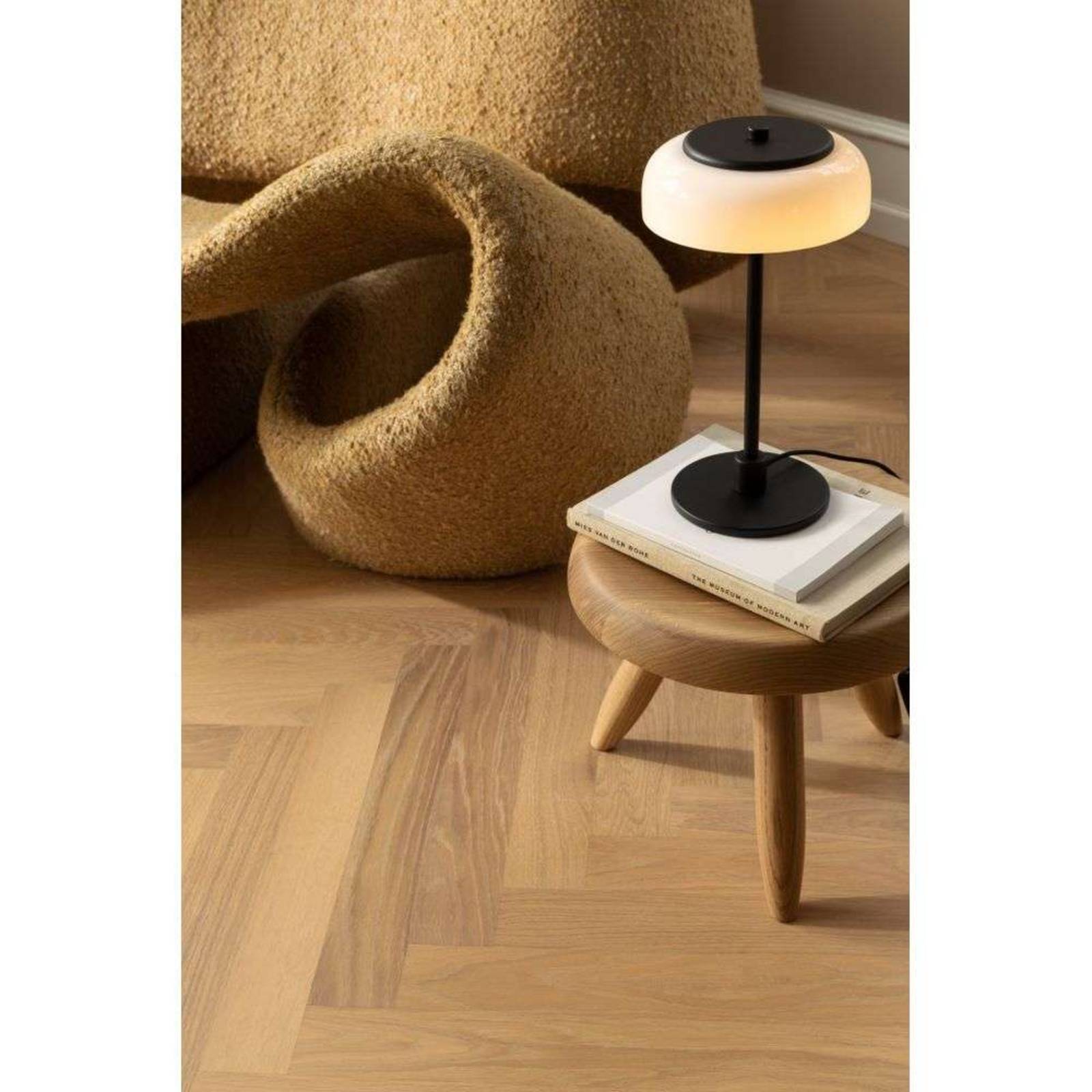 Nuura Aps Nuura LED tafellamp Blossi, hoogte 31 cm, zwart/opaak