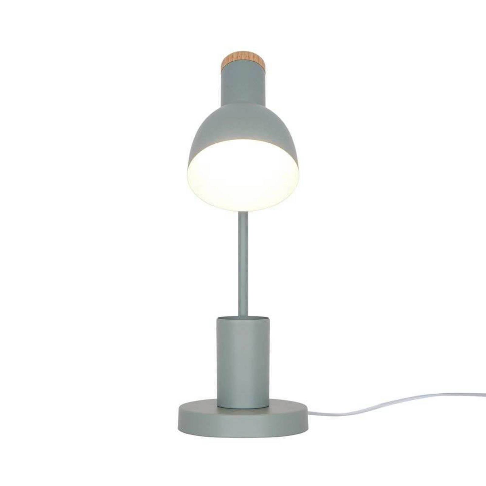 Nordlux Tafellamp Devone, stofgroen, hoogte 43 cm, metaal