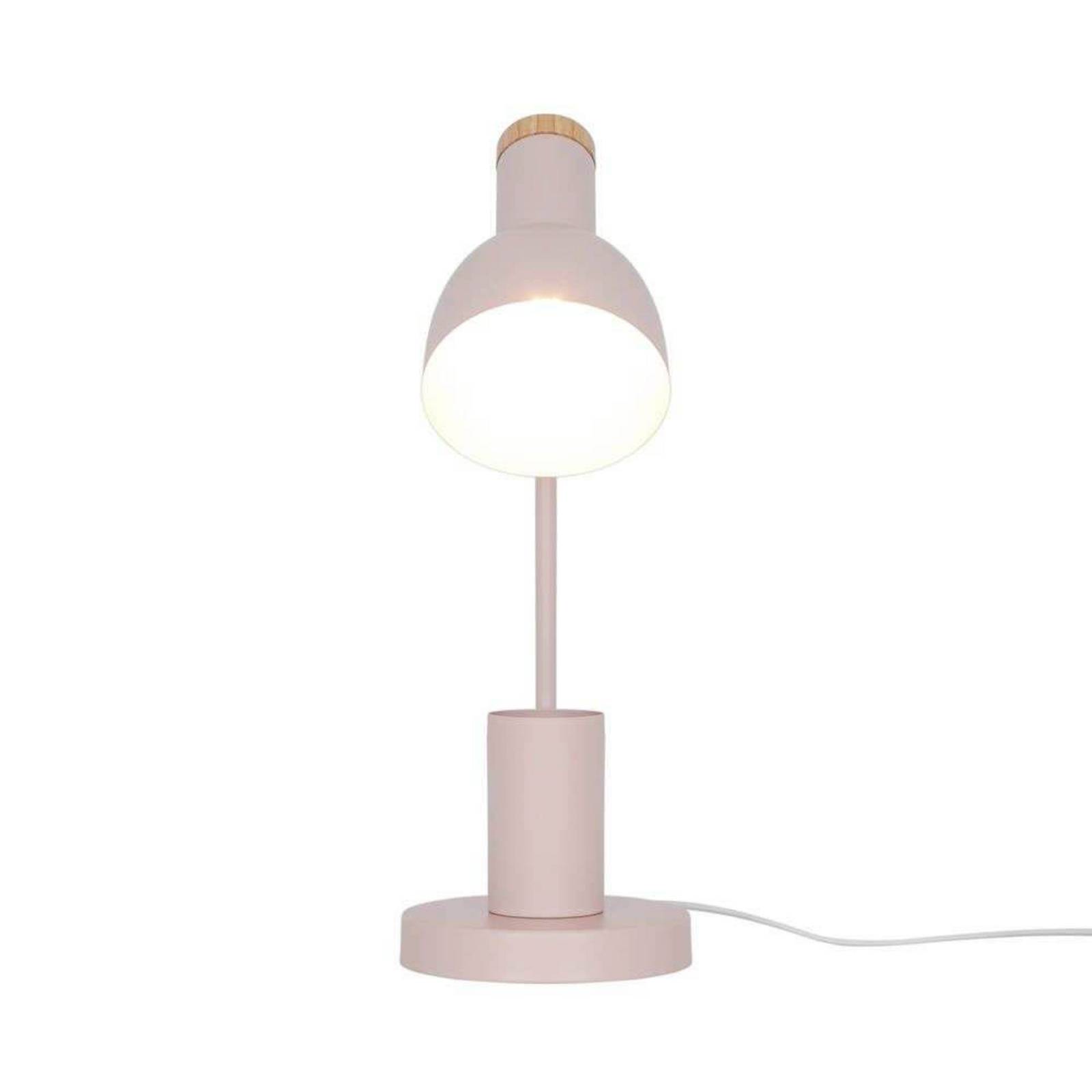 Nordlux Tafellamp Devone, oudroze, hoogte 43 cm, metaal