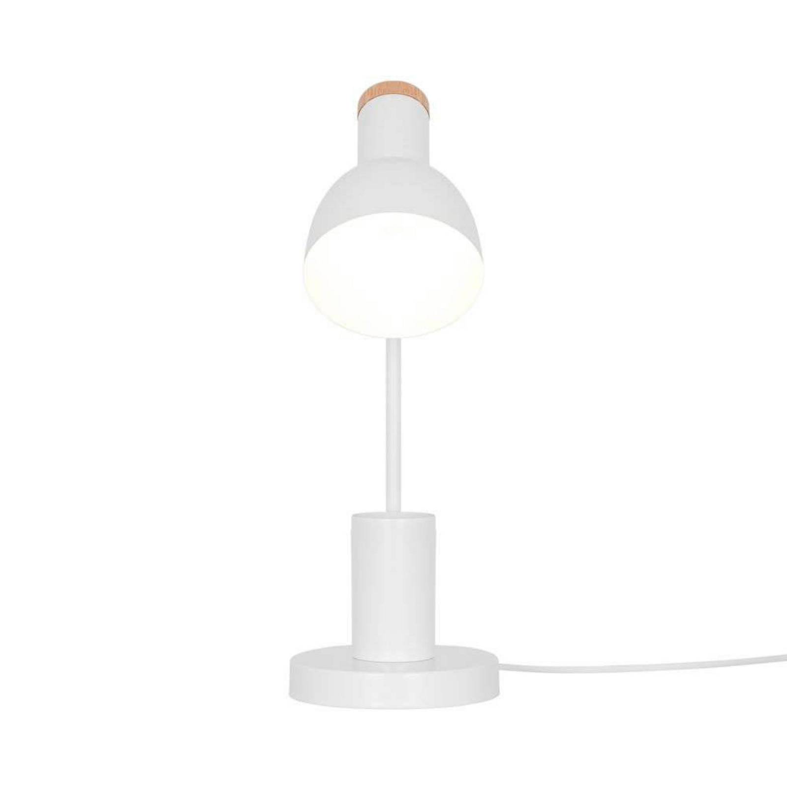 Nordlux Tafellamp Devone, wit, hoogte 43 cm, metaal