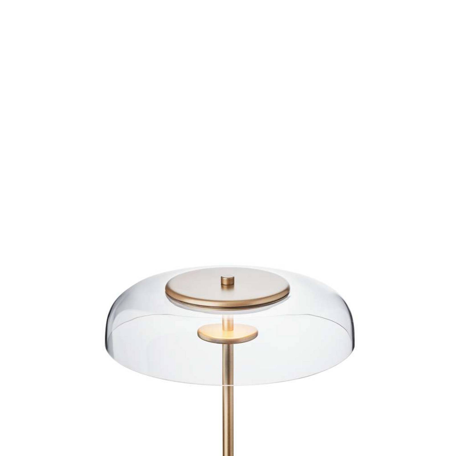 Nuura Aps Nuura LED vloerlamp Blossi, hoogte 120 cm, goudkleurig/helder