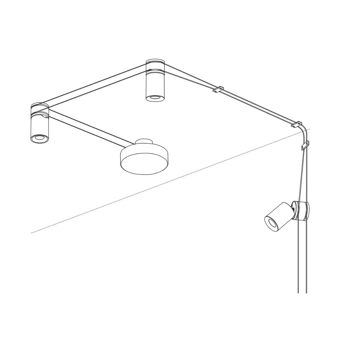 Kdln  Mitos Plafondlamp/Wandlamp