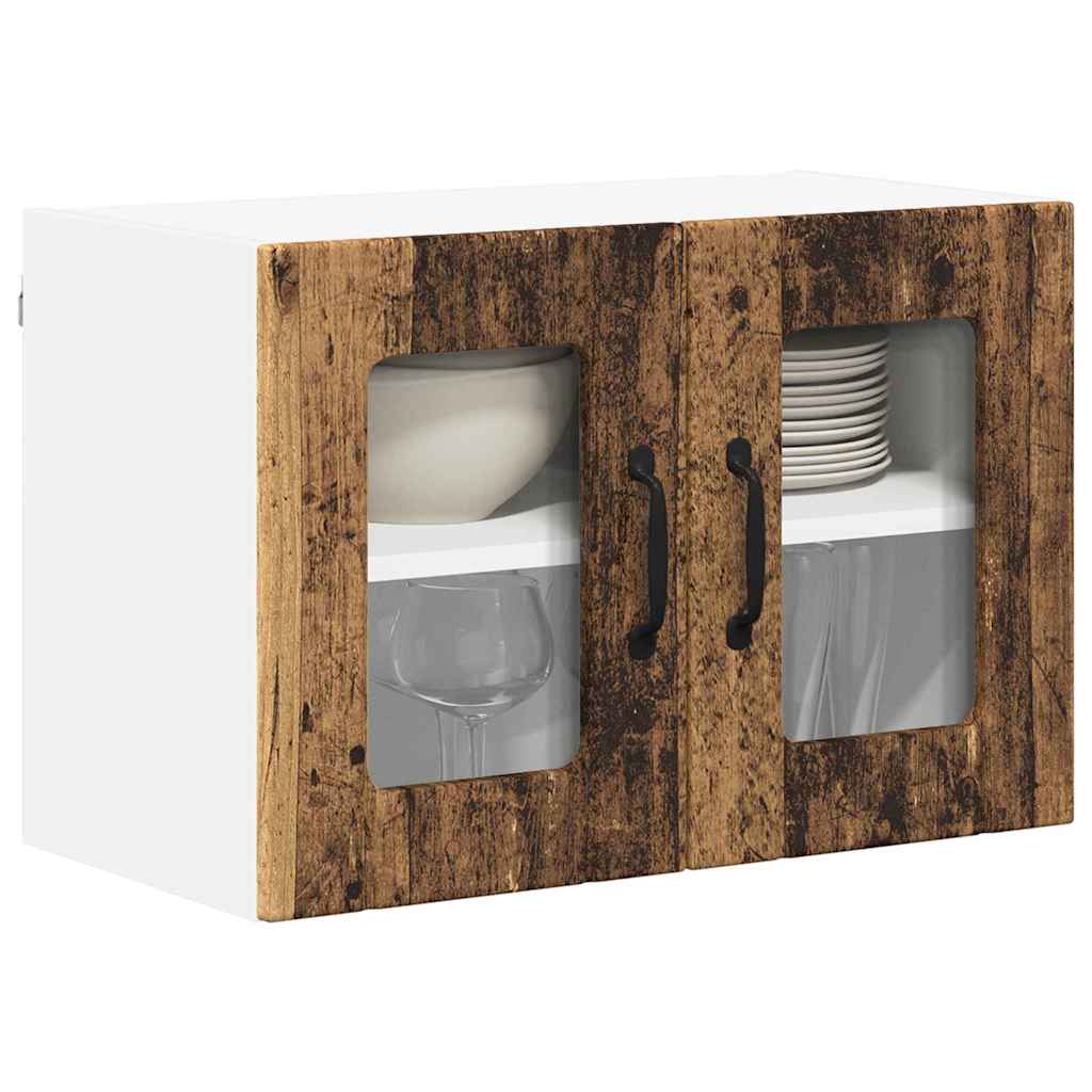 vidaXL Keukenkast aan de muur Oud Hout 60 x 31 x 40 cm Bewerkt hout