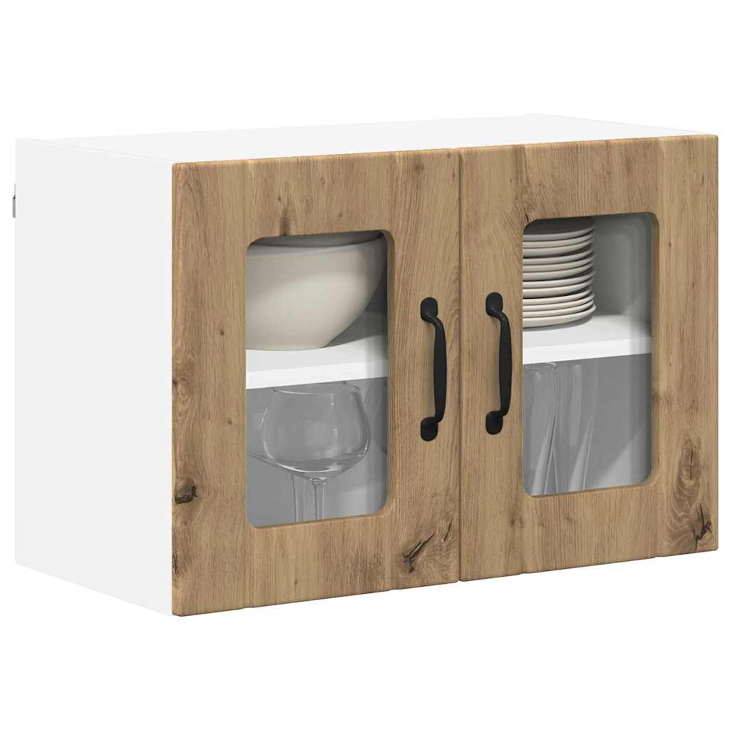vidaXL Keukenkast aan de muur met plank Artisan Eiken 60 x 31 x 40 cm
