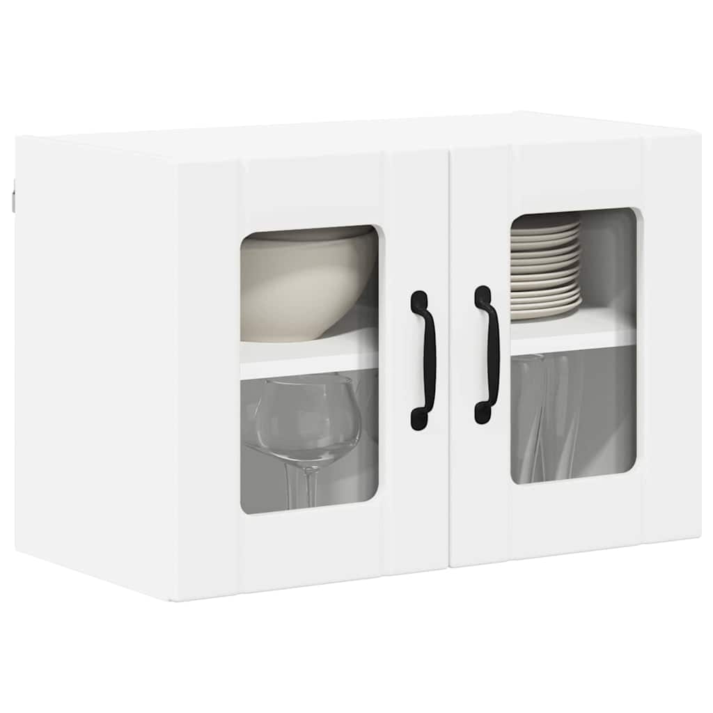 vidaXL Keukenkast aan de muur Wit 60 x 31 x 40 cm Bewerkt hout