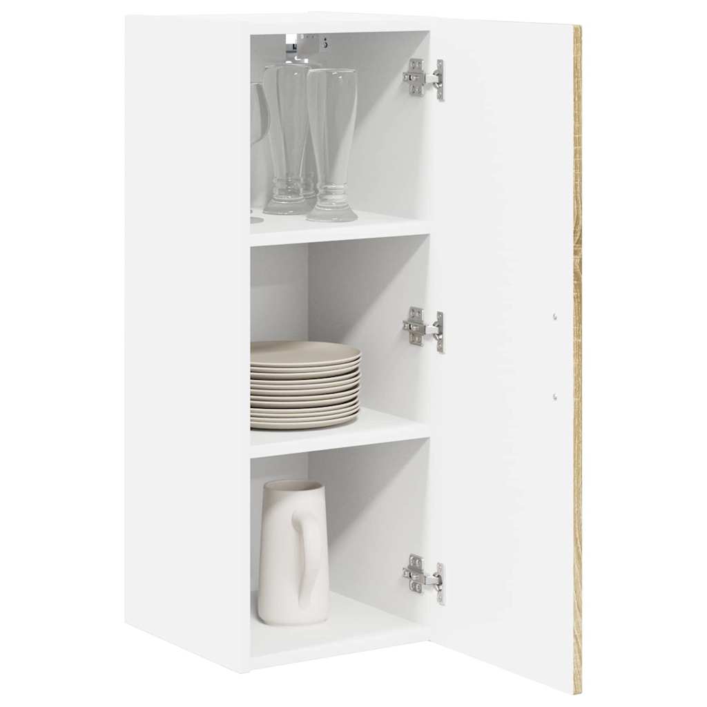 vidaXL Keukenkast aan de muur met plank Sonoma Eiken 30 x 31 x 80 cm