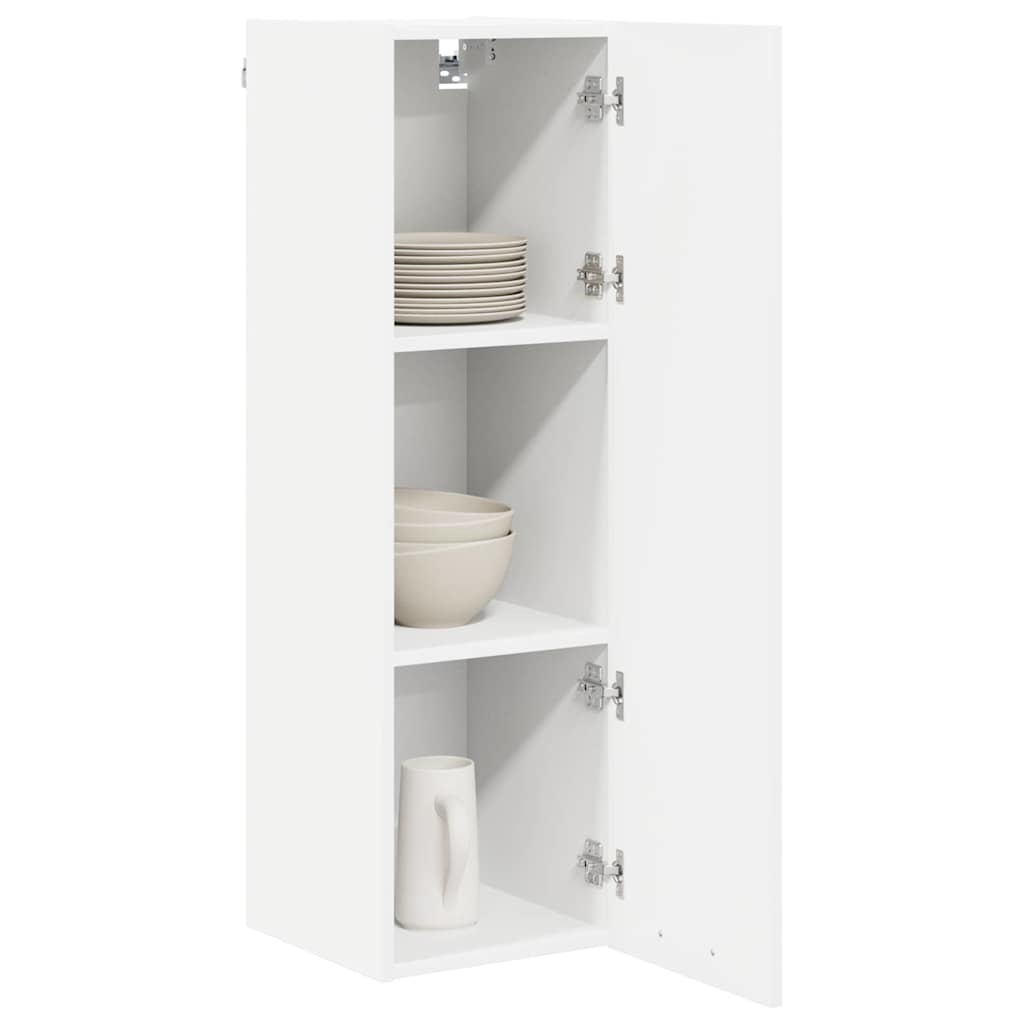 vidaXL Hangkast met plank Riga Wit 30 x 31 x 100 cm Bewerkt hout