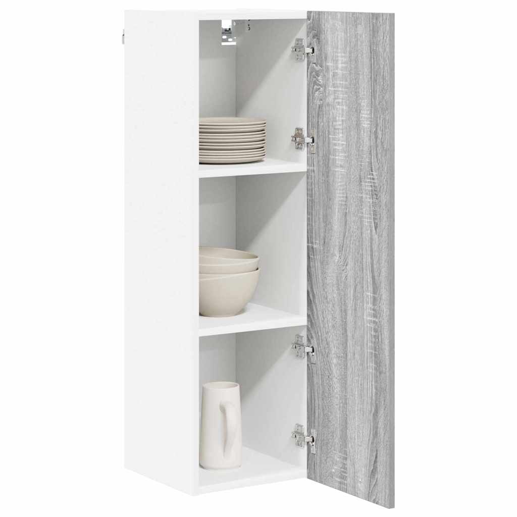 vidaXL Hangkast Riga Grijs Sonoma 30 x 31 x 100 cm Bewerkt hout