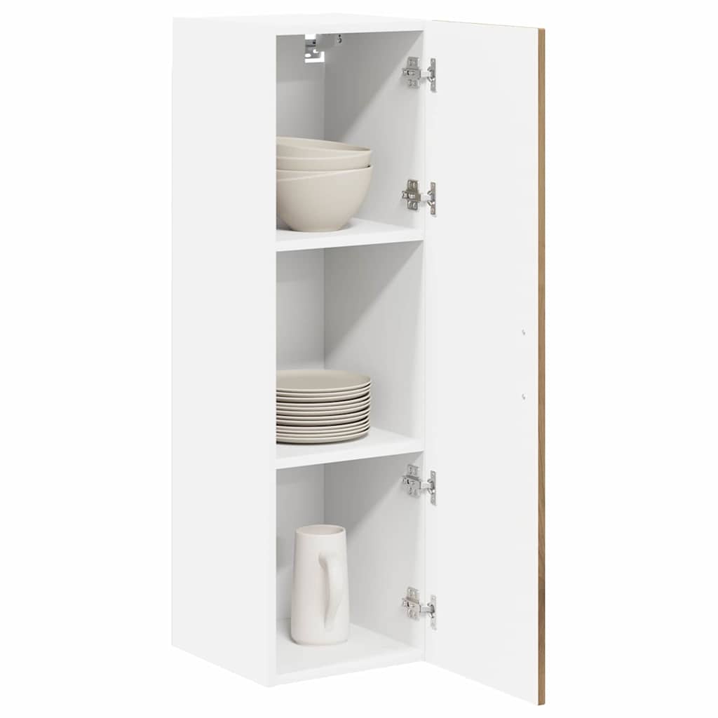 vidaXL Keukenkast aan de muur met plank Artisan Eiken 30 x 31 x 100 cm