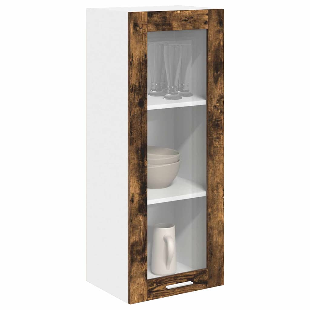 vidaXL Hangkast Riga Gerookt eiken 40 x 31 x 100 cm Bewerkt hout