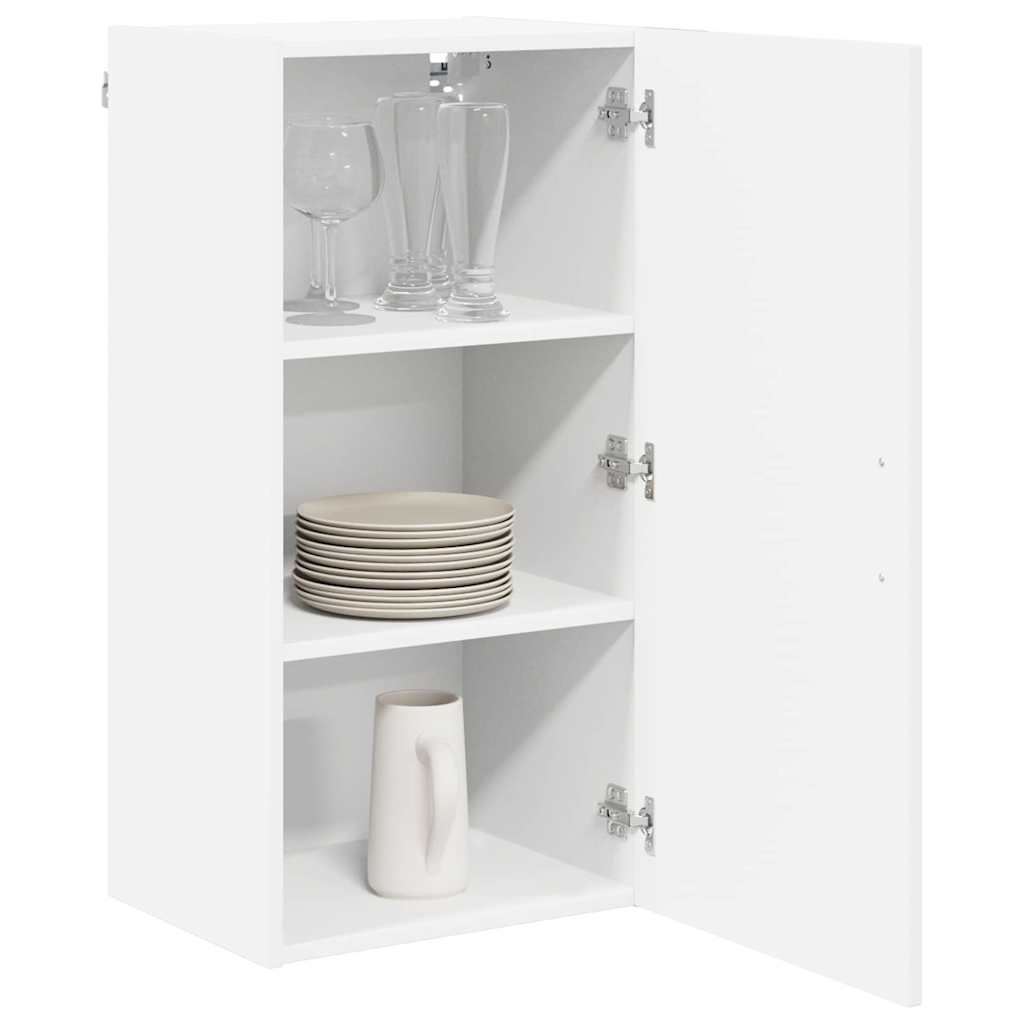 vidaXL Keukenkast aan de muur Wit 40 x 31 x 80 cm Bewerkt hout