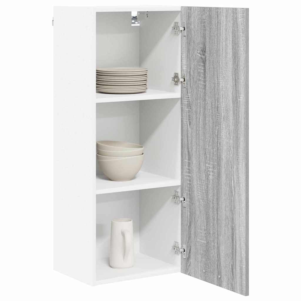 vidaXL Hangkast Riga Grijs Sonoma 40 x 31 x 100 cm Bewerkt hout