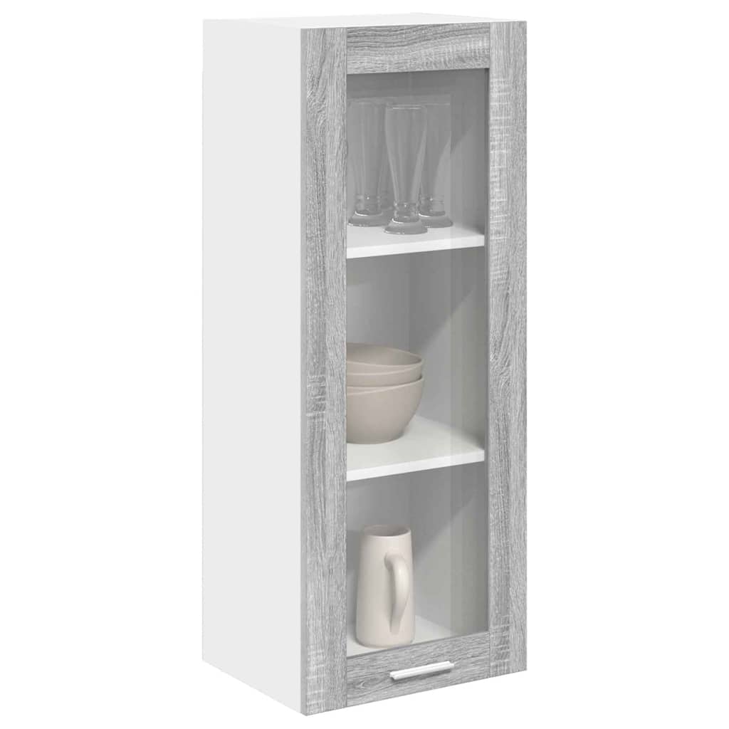 vidaXL Hangkast Riga Grijs Sonoma 40 x 31 x 100 cm Bewerkt hout