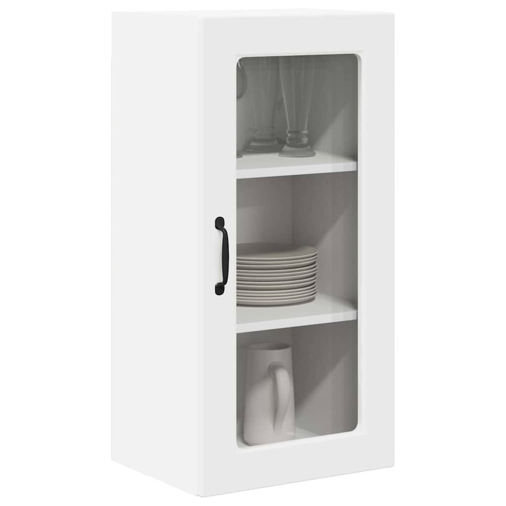 vidaXL Keukenkast aan de muur Wit 40 x 31 x 80 cm Bewerkt hout