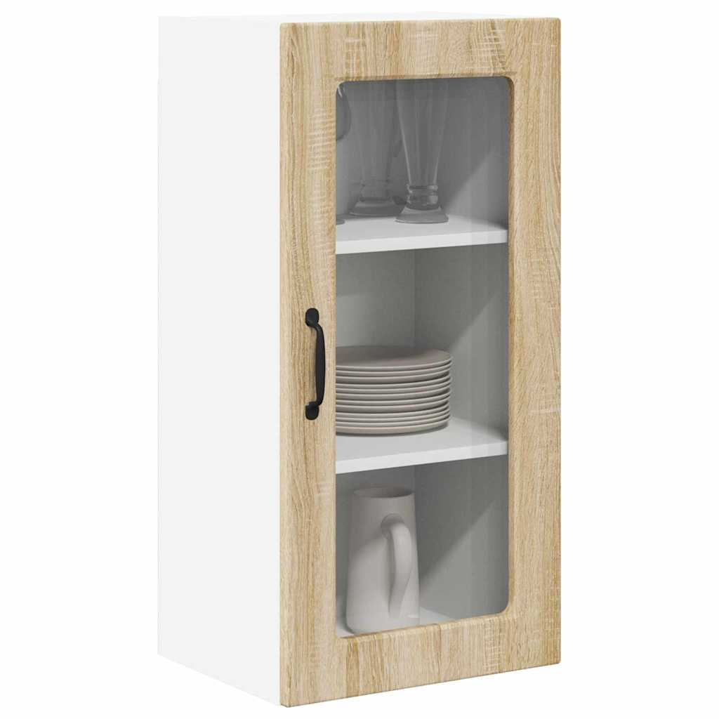 vidaXL Keukenkast aan de muur met plank Sonoma Eiken 40 x 31 x 80 cm