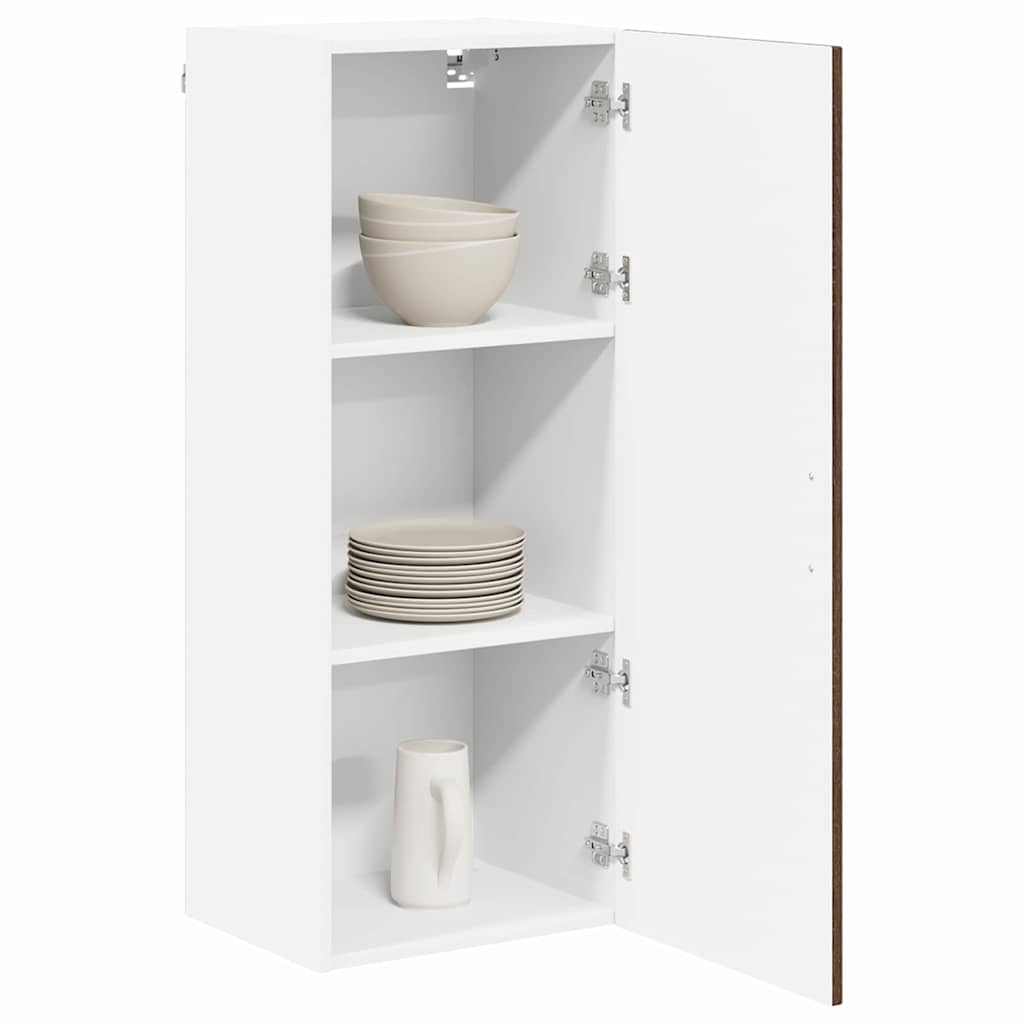 vidaXL Keukenkast aan de muur met plank Bruin Eiken 40 x 31 x 100 cm