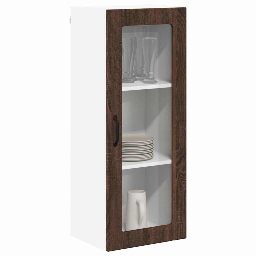 vidaXL Keukenkast aan de muur met plank Bruin Eiken 40 x 31 x 100 cm