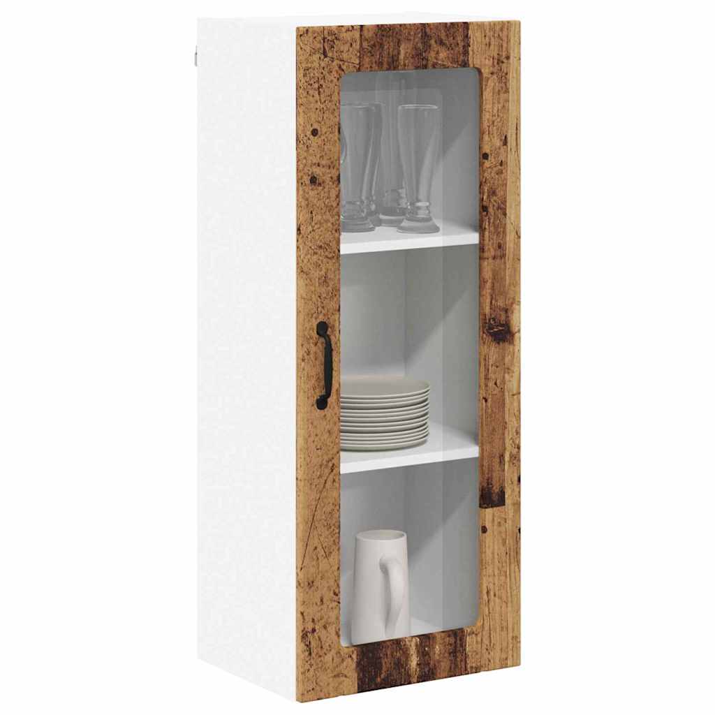 vidaXL Keukenkast aan de muur Oud Hout 40 x 31 x 100 cm Bewerkt hout