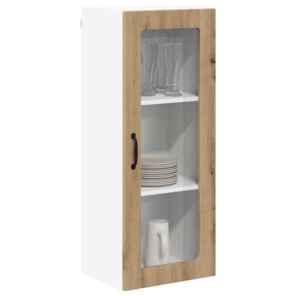 vidaXL Keukenkast aan de muur met plank Artisan Eiken 40 x 31 x 100 cm