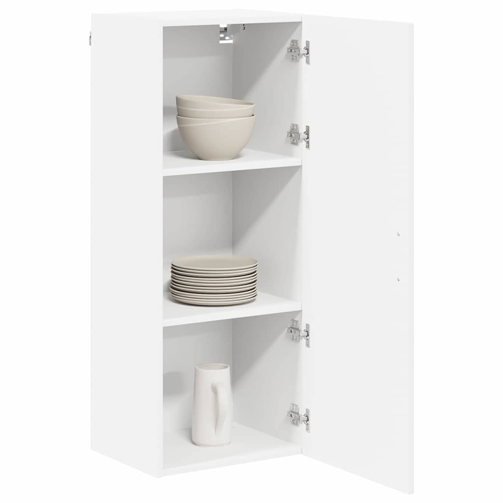 vidaXL Keukenkast aan de muur Wit 40 x 31 x 100 cm Bewerkt hout