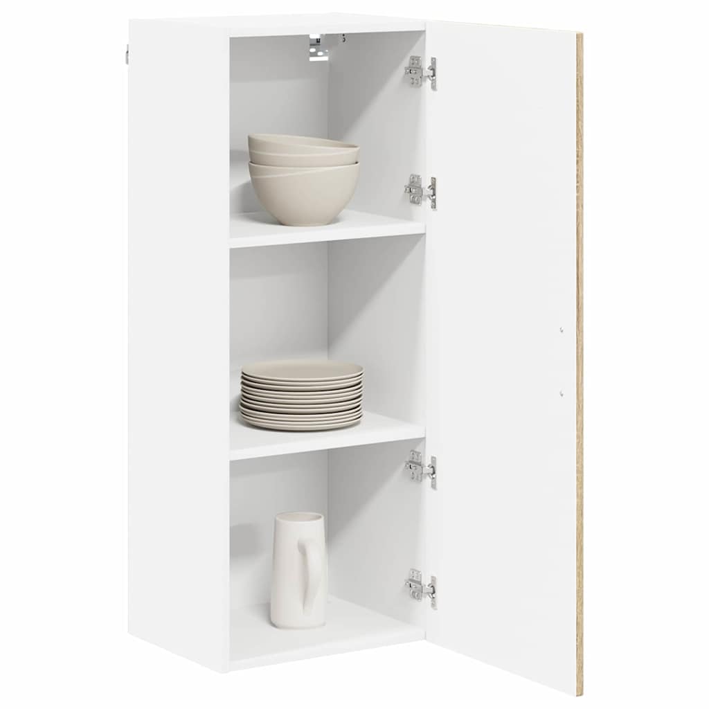 vidaXL Keukenkast aan de muur met plank Sonoma Eiken 40 x 31 x 100 cm