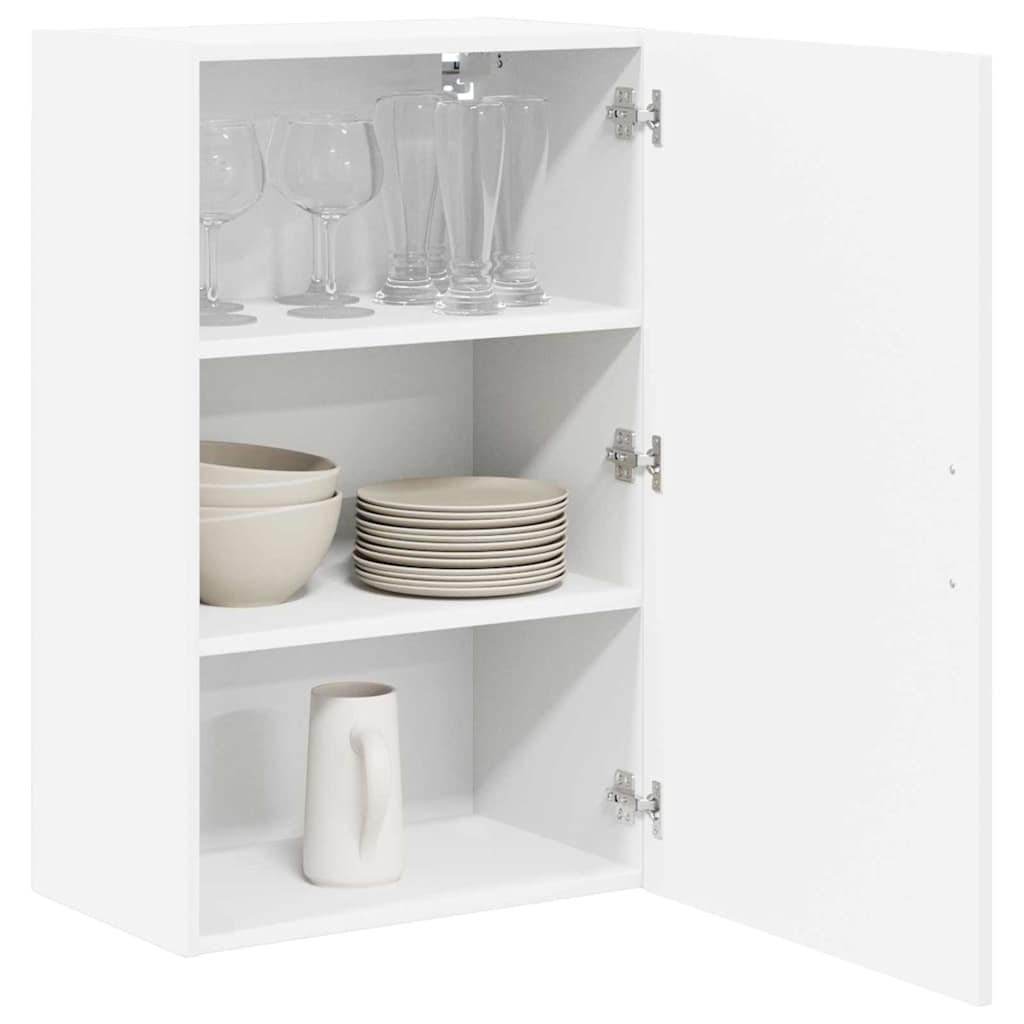 vidaXL Keukenkast aan de muur Wit 50 x 31 x 80 cm Bewerkt hout