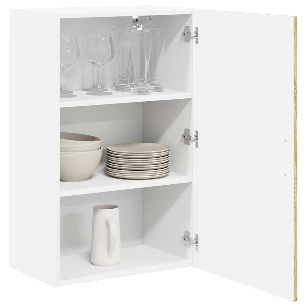 vidaXL Keukenkast aan de muur met plank Sonoma Eiken 50 x 31 x 80 cm