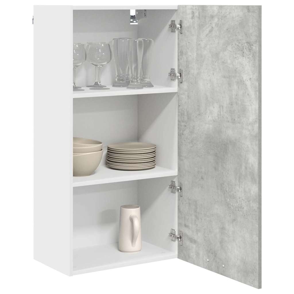 vidaXL Hangkast Riga Sonoma Eik en Wit 50 x 31 x 100 cm Bewerkt hout