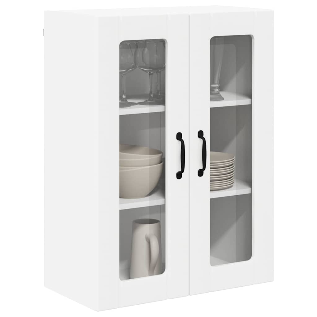 vidaXL Keukenkast aan de muur Wit 60 x 31 x 80 cm Bewerkt hout
