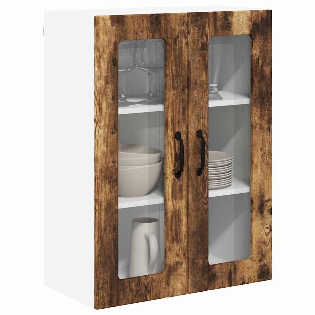 vidaXL Keukenkast aan de muur met plank Gerookt eiken 60 x 31 x 80 cm