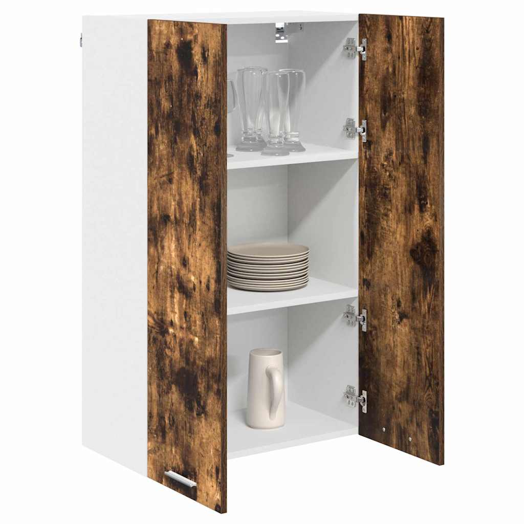 vidaXL Hangkast Riga Gerookt eiken 60 x 31 x 100 cm Bewerkt hout