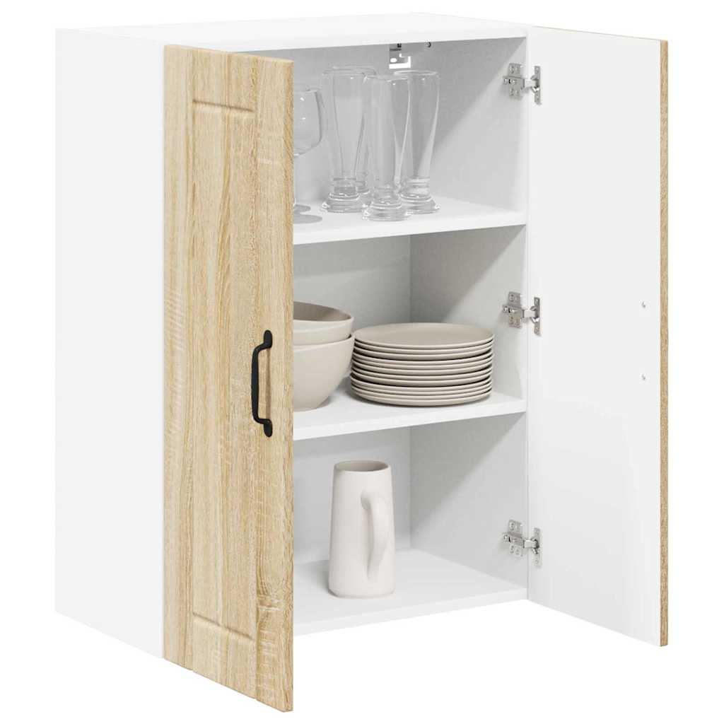 vidaXL Keukenkast aan de muur met plank Sonoma Eiken 60 x 31 x 80 cm