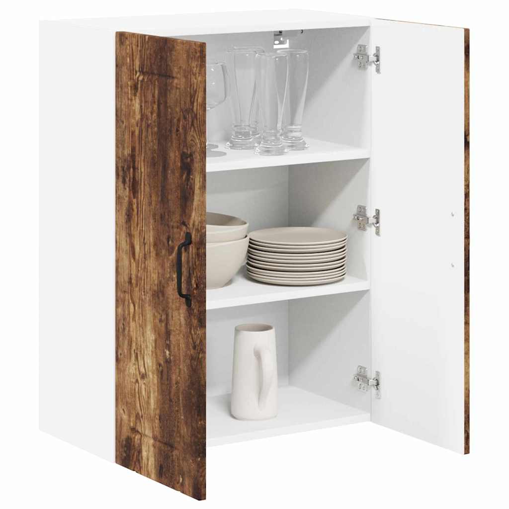 vidaXL Keukenkast aan de muur met plank Gerookt eiken 60 x 31 x 80 cm