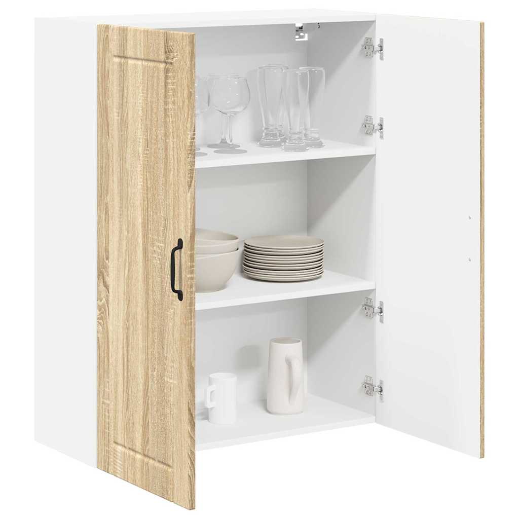 vidaXL Keukenkast aan de muur met plank Sonoma Eiken 80 x 31 x 100 cm