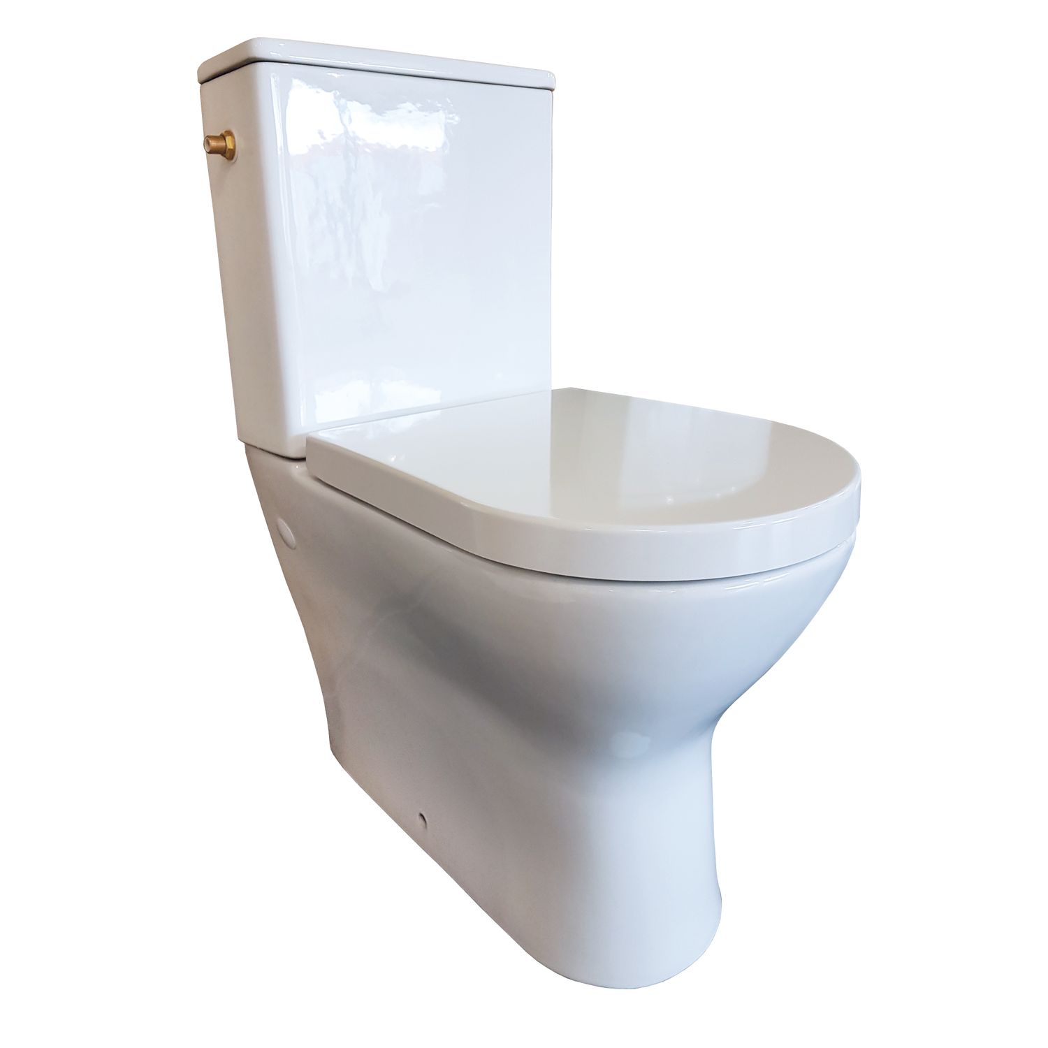 Allibert Duoblok Toilet Kobalt I Universele Afvoer I Soft-close Toiletzitting Wit