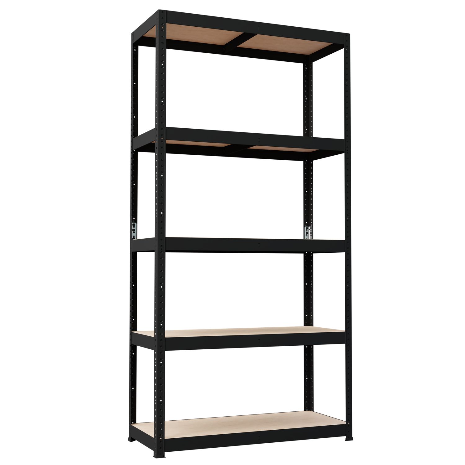101 Woonideëen Metalkas Metalen Magazijnplank 179x90x40 Cm 200 Kg Per Plank Kleur Zwart Clipmontage