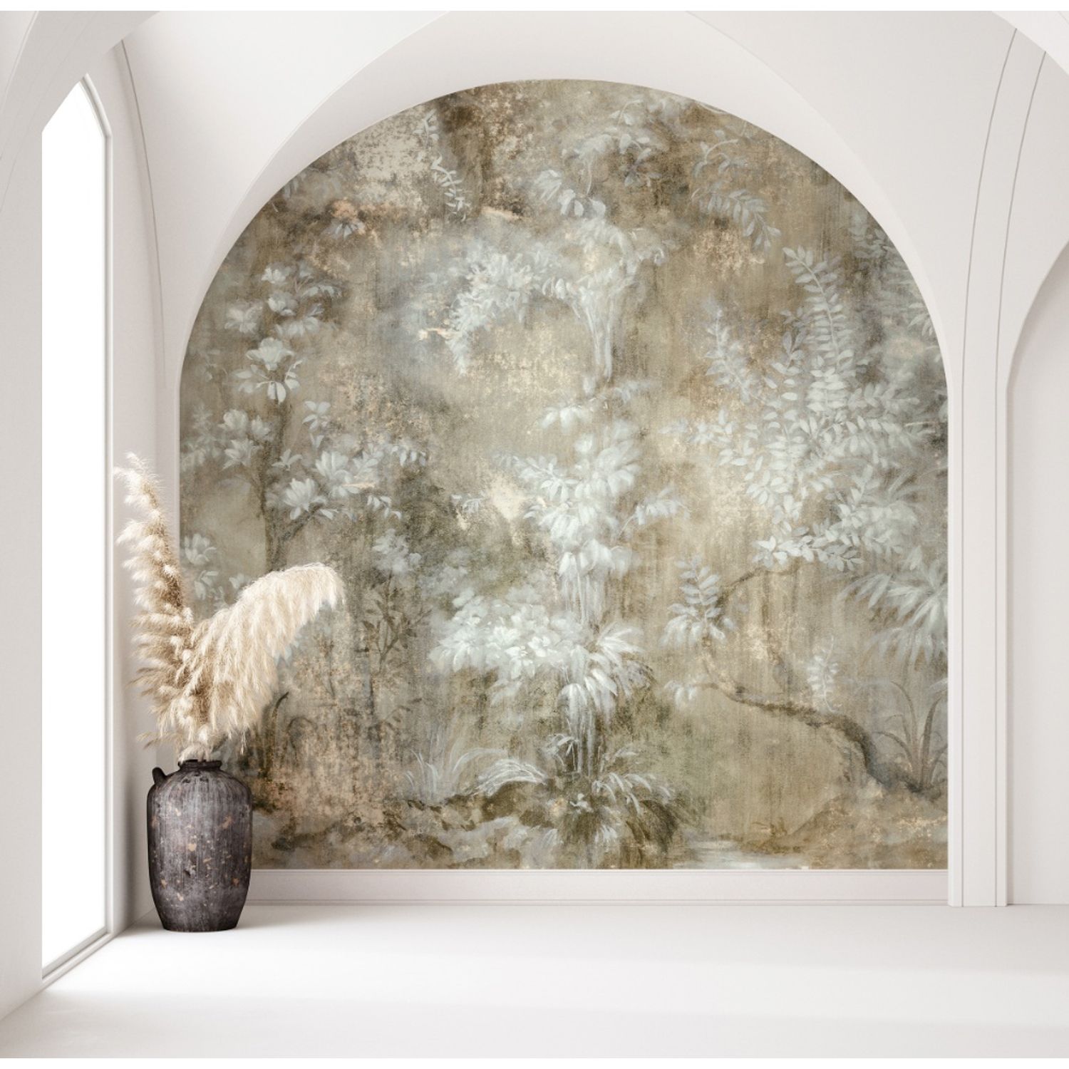 Praxis Fotobehang City Romance 35095 - Taupe - Grijsbruin - Lichtgrijs - Offwhite - Donkerbruin - 2,70 M X 318 Cm