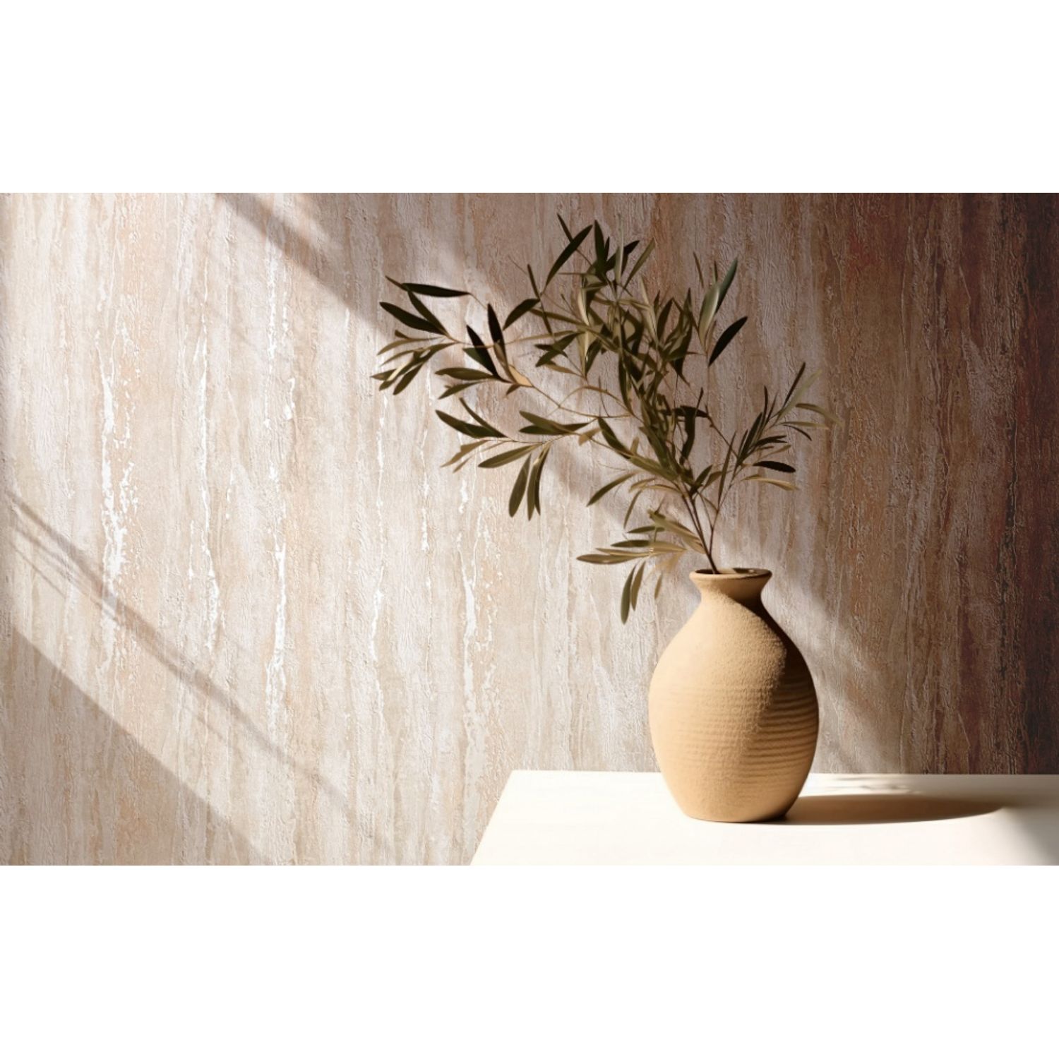 Praxis Vliesbehang City Romance 35154 - Beige - Greige - Licht Perzik - Off-white - 10,05m X 53cm