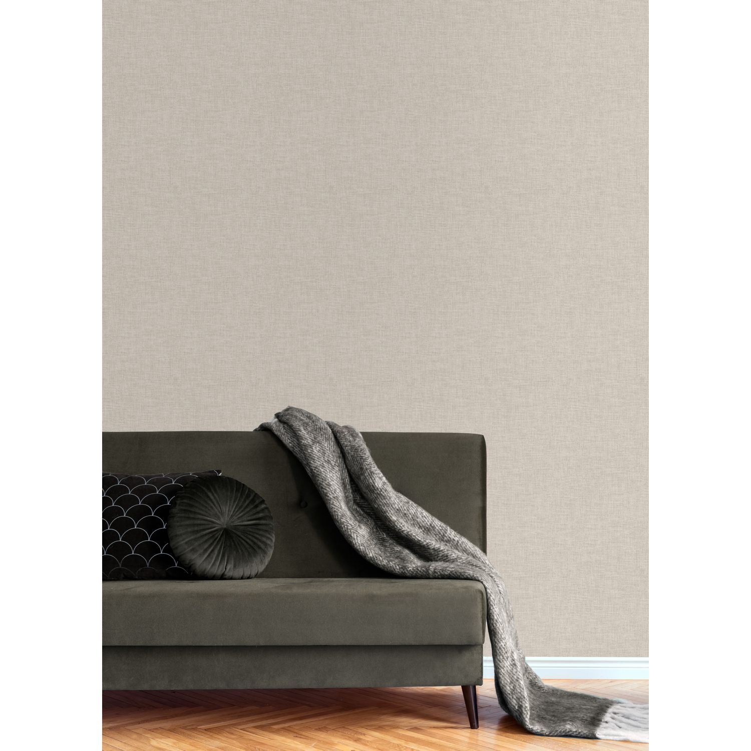 Praxis Vliesbehang Antibes An28204 - Greige - 10,05 M X 53 Cm