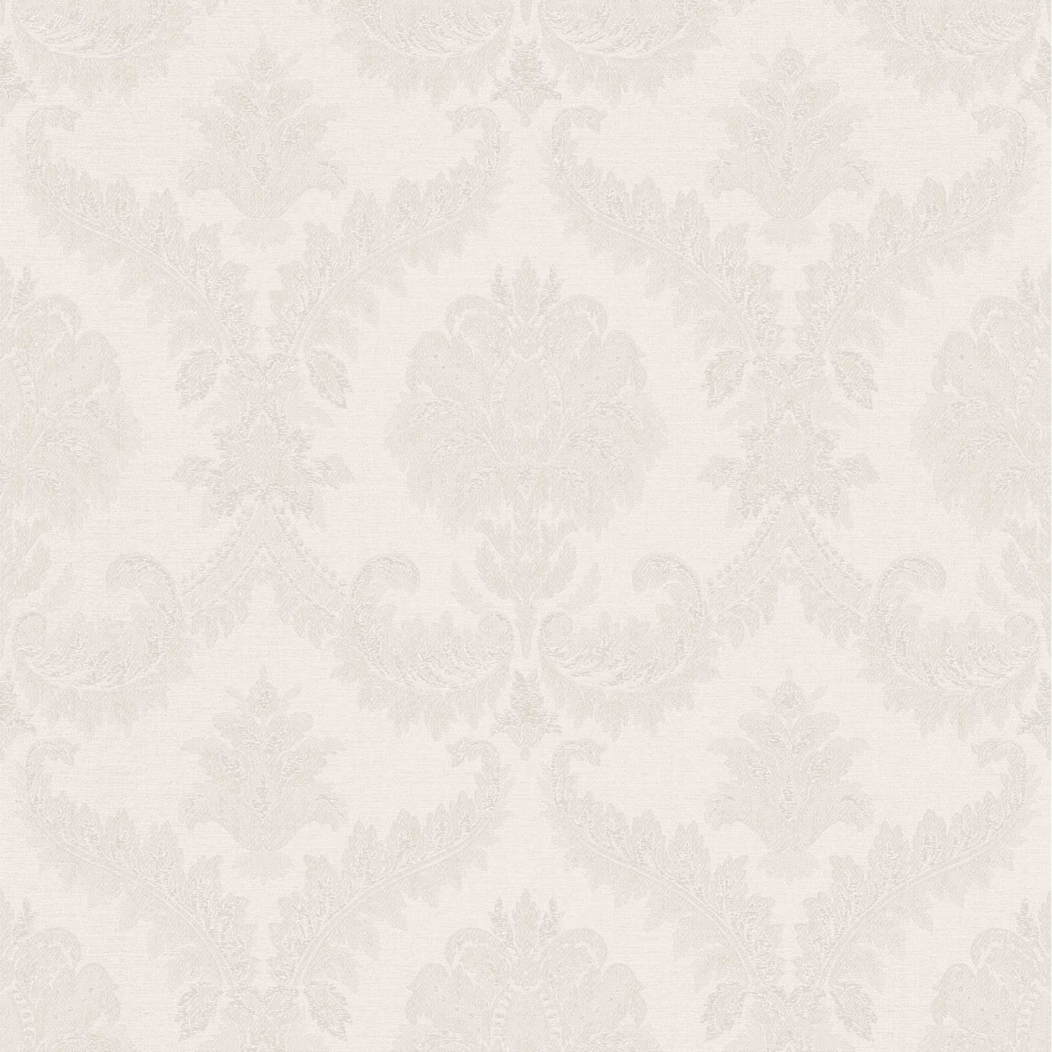 Praxis Vliesbehang Classic & Elegant 23600 - Gebroken Wit - Glans - 10,05m X 53cm