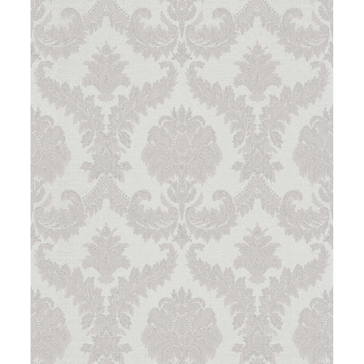 Praxis Vliesbehang Classic & Elegant 23601 - Licht Zilvergrijs - Beige Metallic - 10,05m X 53cm