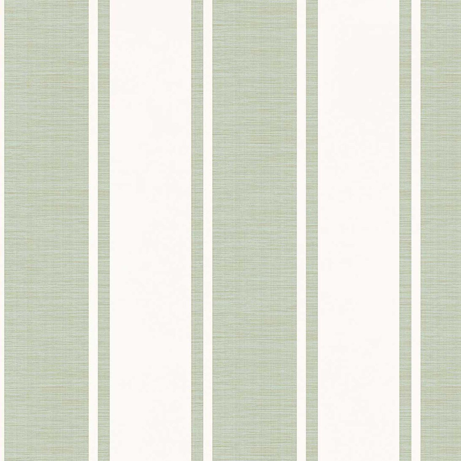 Praxis Vliesbehang Classic & Elegant 23675 - Offwhite - Mintgroen Met Glans - 10,05m X 53cm