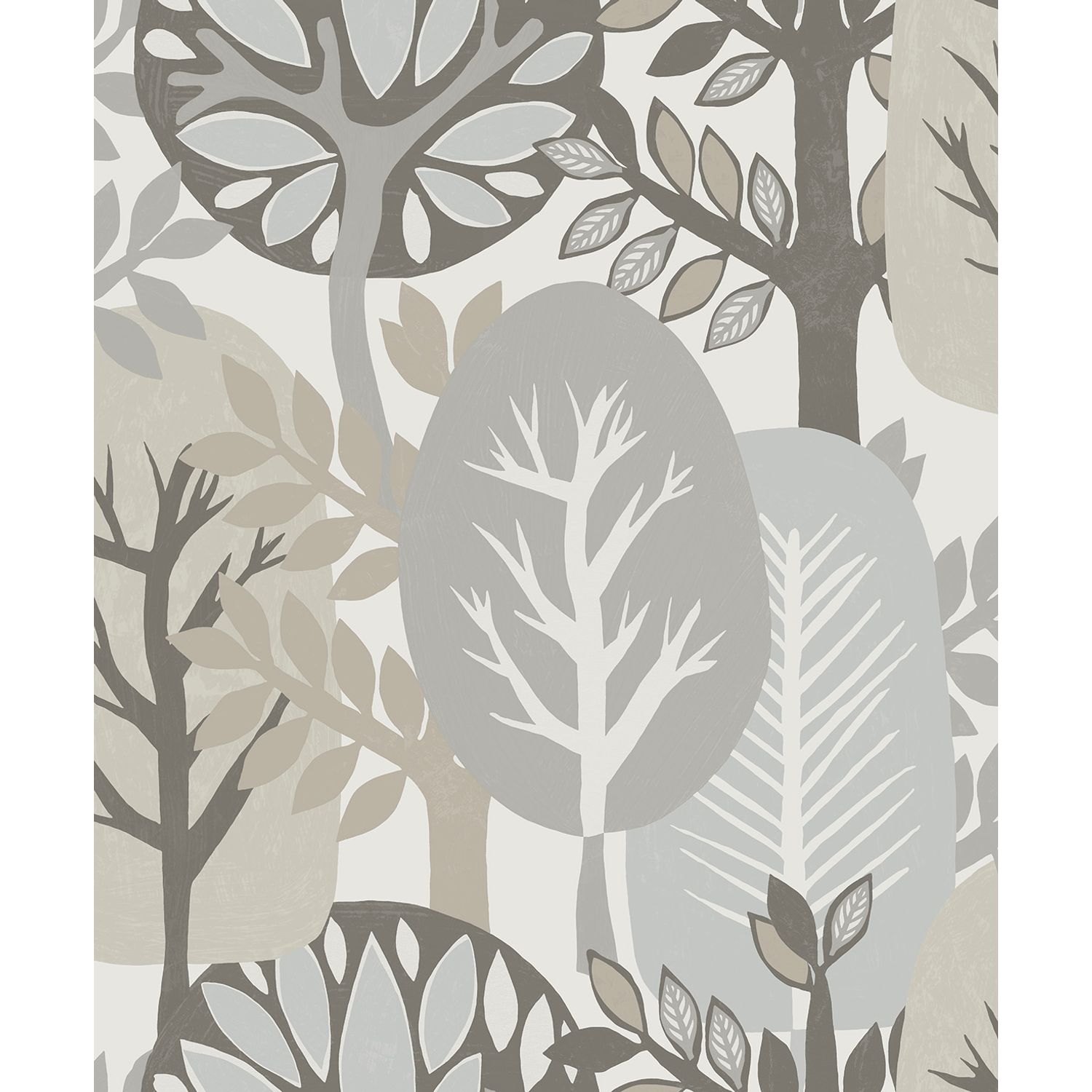 Praxis Vliesbehang Antibes An28280 - Lichtgrijs - Donkergrijs - Beige - 10,05 M X 53 Cm